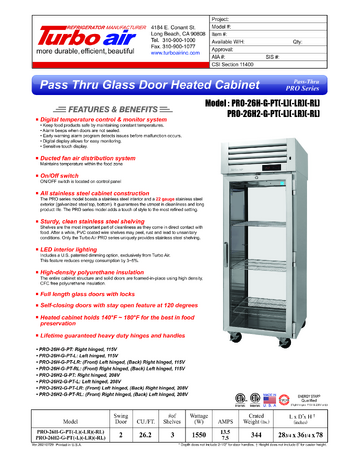 Spec Sheet