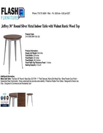Spec Sheet