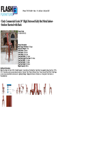 Spec Sheet