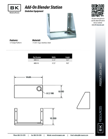 Spec Sheet