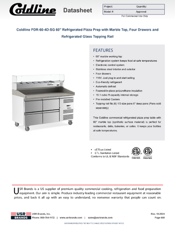 Spec Sheet