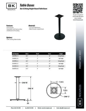 Spec Sheet