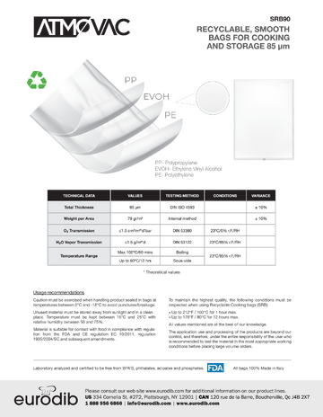 Spec Sheet