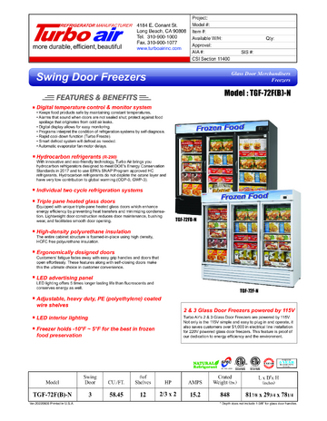Spec Sheet