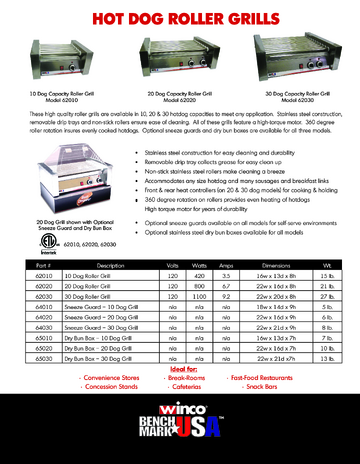 Spec Sheet