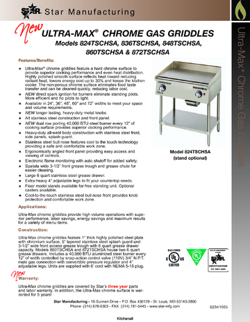 Spec Sheet