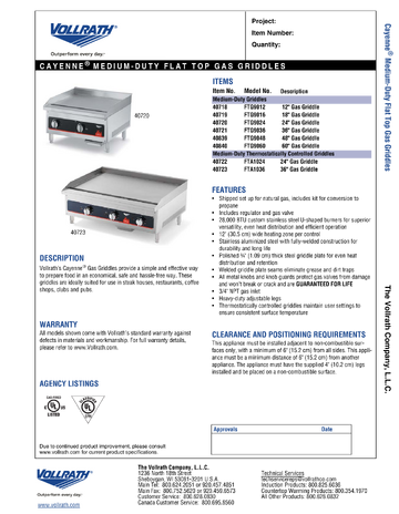 Spec Sheet