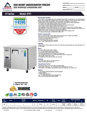 Spec Sheet