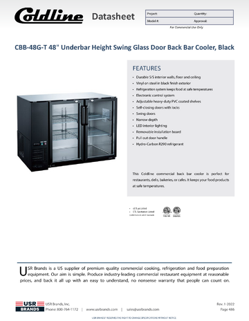 Spec Sheet