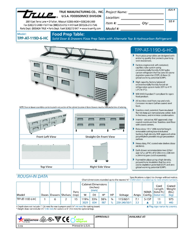 Spec Sheet