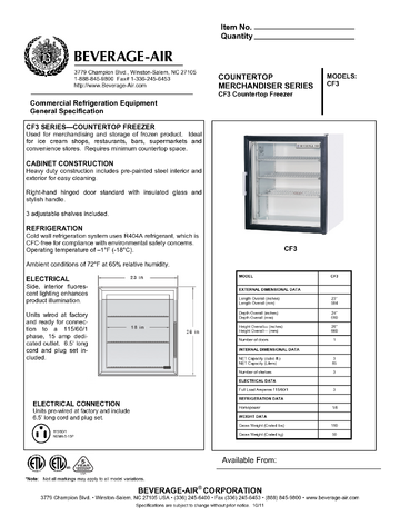 Spec Sheet