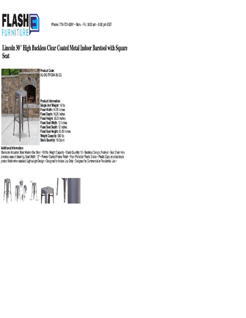 Spec Sheet