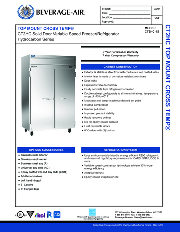 Spec Sheet