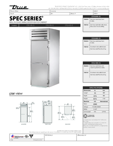 Spec Sheet