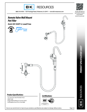 Spec Sheet