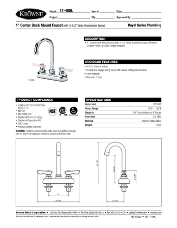 Spec Sheet