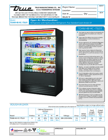 Spec Sheet