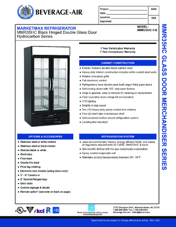Spec Sheet