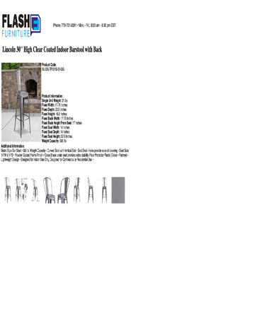 Spec Sheet