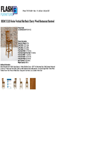 Spec Sheet