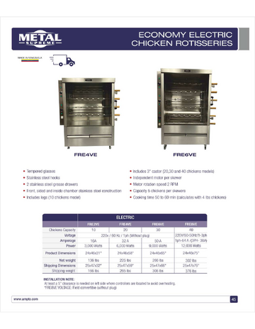 Spec Sheet
