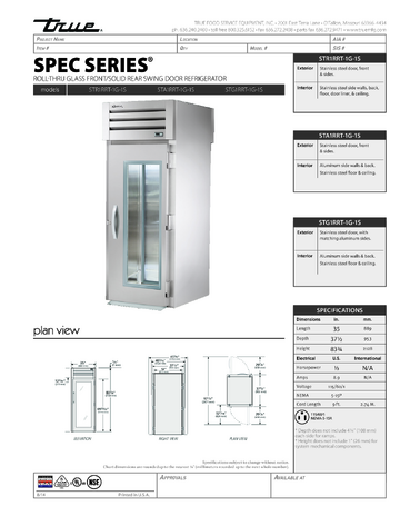 Spec Sheet