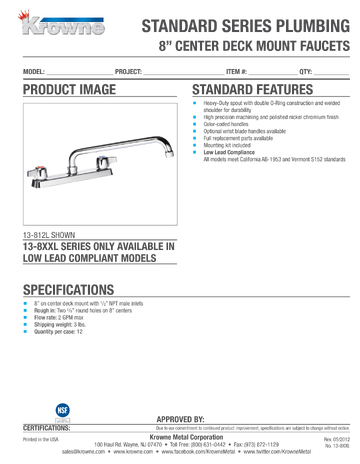 Spec Sheet