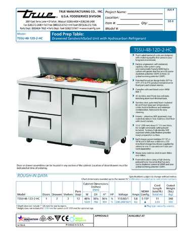 Spec Sheet