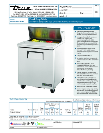 Spec Sheet