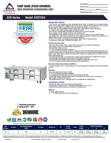 Spec Sheet