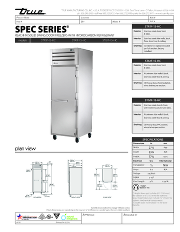 Spec Sheet