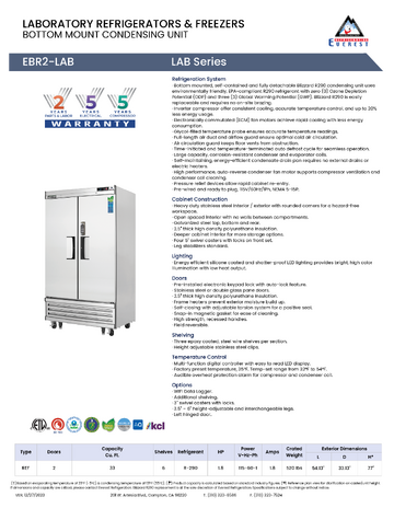 Spec Sheet