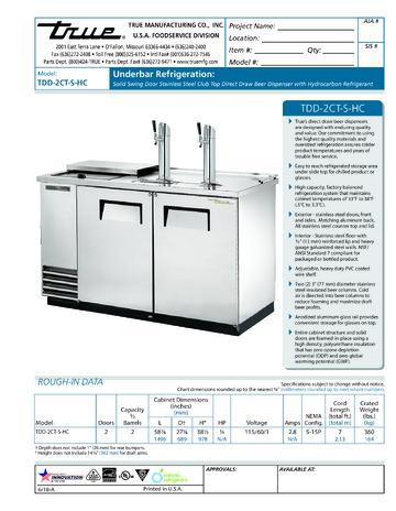 Spec Sheet