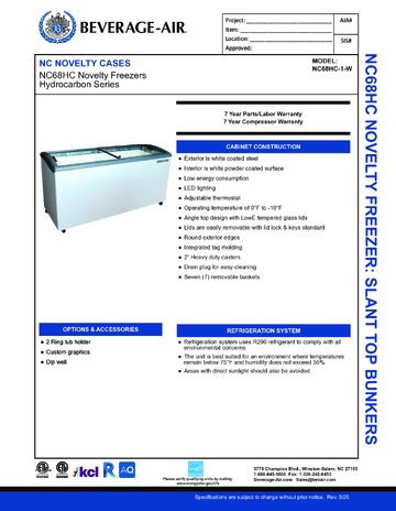 Spec Sheet
