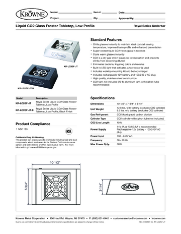Spec Sheet