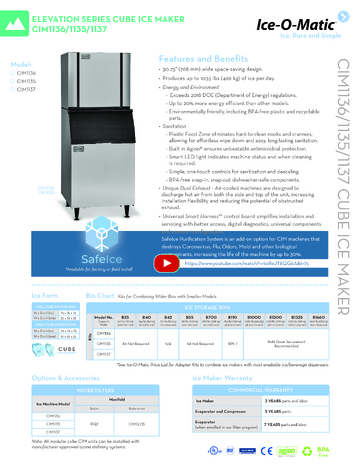 Spec Sheet