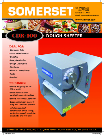 Spec Sheet