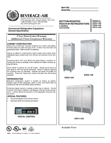 Spec Sheet