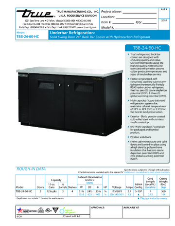 Spec Sheet
