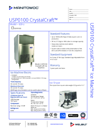 Spec Sheet