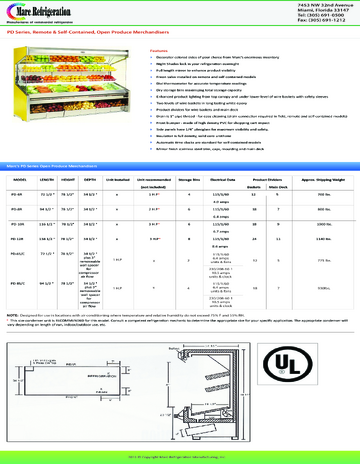 Spec Sheet