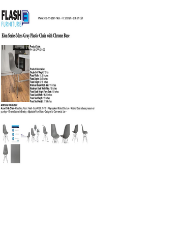 Spec Sheet