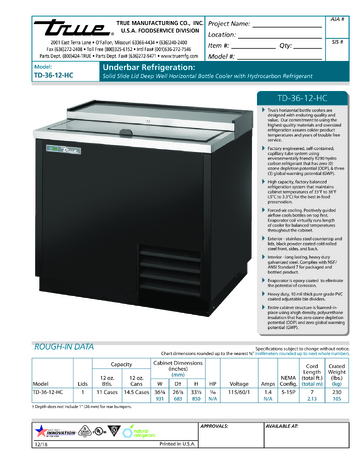 Spec Sheet