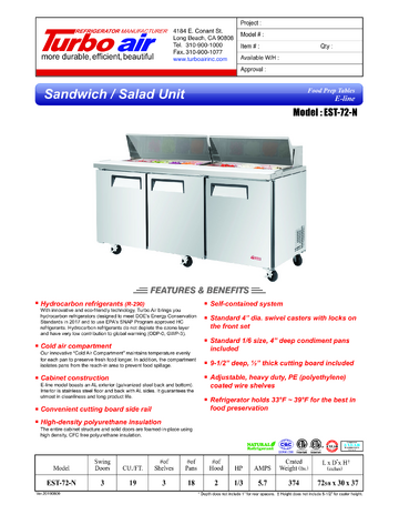 Spec Sheet