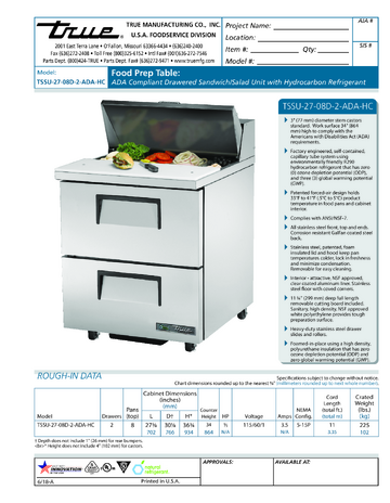 Spec Sheet