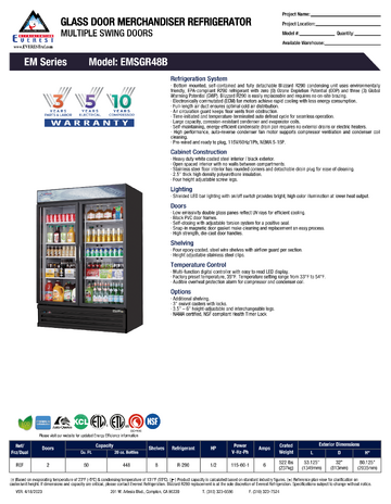 Spec Sheet