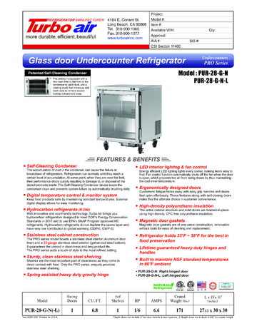 Spec Sheet