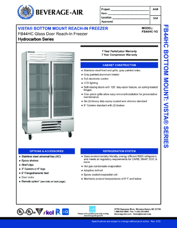 Spec Sheet