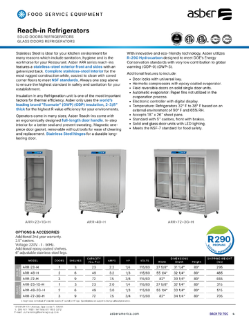 Spec Sheet