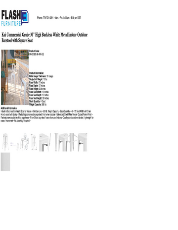 Spec Sheet